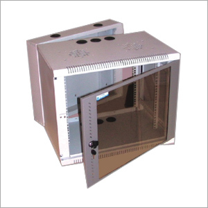 9U 600 x 400 Double Section Wall Mount Rack