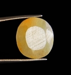 Buy Online Natural Oval Faceted Cut Yellow Sapphire Gemstone 