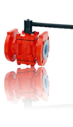 PTFE line Plug valve
