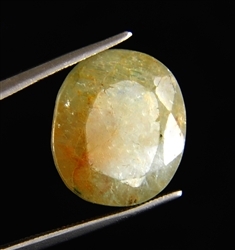 Certified Natural Large Yellow Sapphire Gemstone - Pukhraj