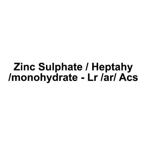 Zinc Sulphate / Heptahy/monohydrate - Lr /ar/ Acs