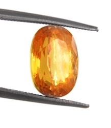 6.25 Ratti Natural Oval Facteed Pukhraj Birthstone