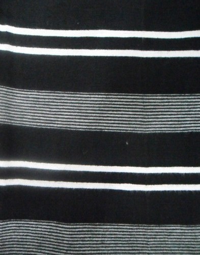 Red & Black Vertical Striped Fabric