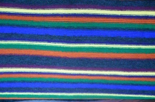 Multicolor Striped Fabric
