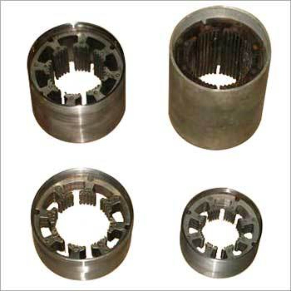 Servo Motor Parts - Superior Grade Fabricated Motor Body | Silver, Single Phase, Electric Start, 1-Year Warranty, Precise Dimensions, High Strength