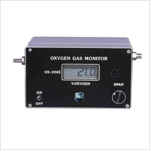 Portable Oxygen Gas Monitor Weight: 500 Grams (G)