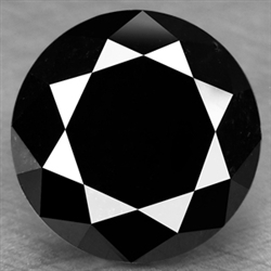 6.50Ct Natural RBC Black Diamond Solitaire AAA