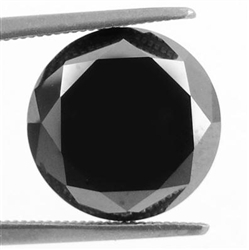 7.10Ct Natural RBC Black Diamond Solitaire AAA