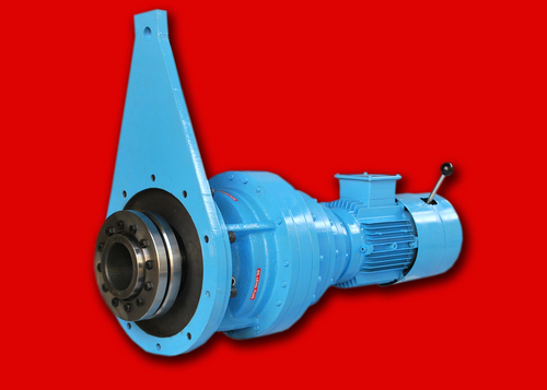 Shaft Mounted Geared motor with srink disc