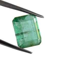 4.85 Ct. Certified Colombian Untreated Step Cut Emerald