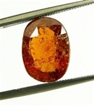 4.80ct. Certified Ceylon Garnet (Gomedh) Gemstone