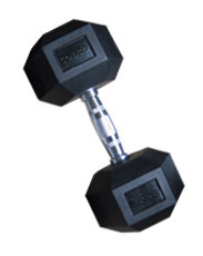 Dumbbells Rubber - CRD2 2 - 1/2 Kgs.