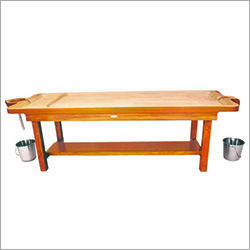 Traditional Massage Cum Shirodhara Table (Wooden)
