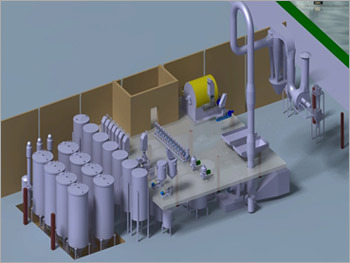 Starch Line from Corn Flour