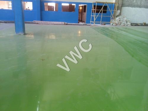 Green Industrial Epoxy Flooring