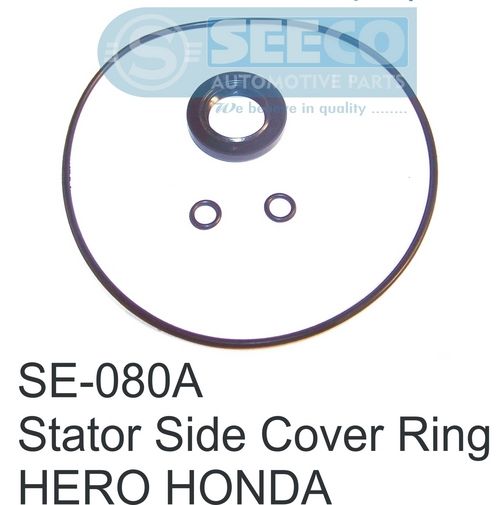 Black Stator Side Cover Ring