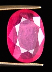 Hot Pink Color Natural Ruby Gemstone