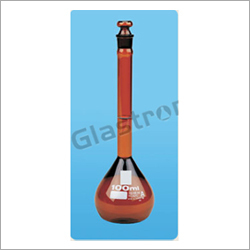Volumetric Flask Amber