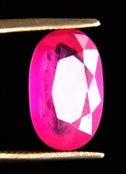 Natural Madagascar Oval Ruby Precious Gemstone