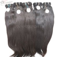 Remy Virgin Human Hair - 10 To 30 Inch Hair Extensions | 100% Temple Raw Hair, Natural Color, Double Weft, Zero Shedding, Easily Restyled, Lasts 2-3 Years