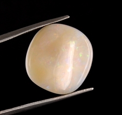 Natural Lab Certified Australian White Opal Gemstone