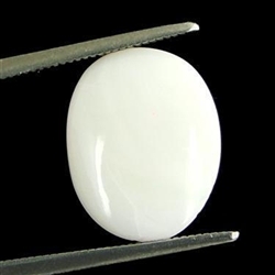 Natural Pure White Certified Australian Opal