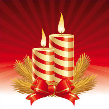 Decorative Christmas Candles