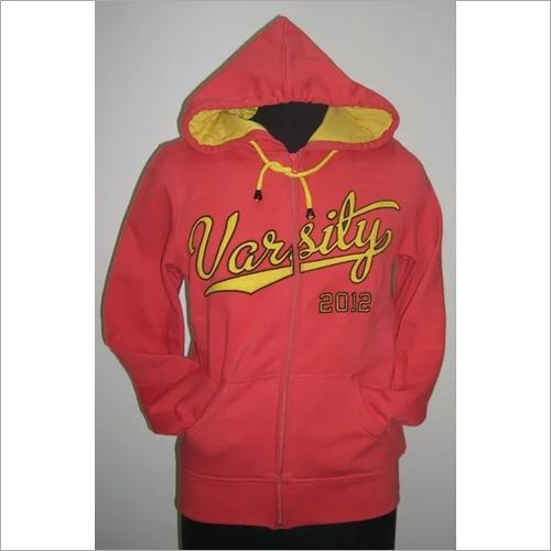 Fleece Hoodie - Polycotton Blend, Slim Fit & Regular Fit Available, Burnt Orange Color | Breathable, Double Pockets, Customizable Embroidery & Chenille Patches, Unisex Full Sleeve Design