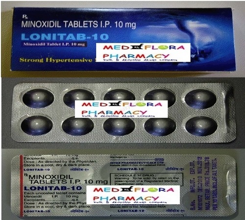 Lonitab (Minoxidil) - 10mg (10 Tablets)