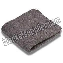 Classic Relief Blanket - 50% Wool Blend, 150x200 cm, Grey | Soft Touch, Ideal for Hospital, Hotel, Military Use