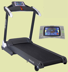 Home Series - Jk Luxury Series - CMTM-JK-8050 A, Black, 510x1420mm, 3.5 HP DC Motor, 0.8-20 kph Speed, Auto Folding, LCD Display, Incline Control, Heart Rate Monitor