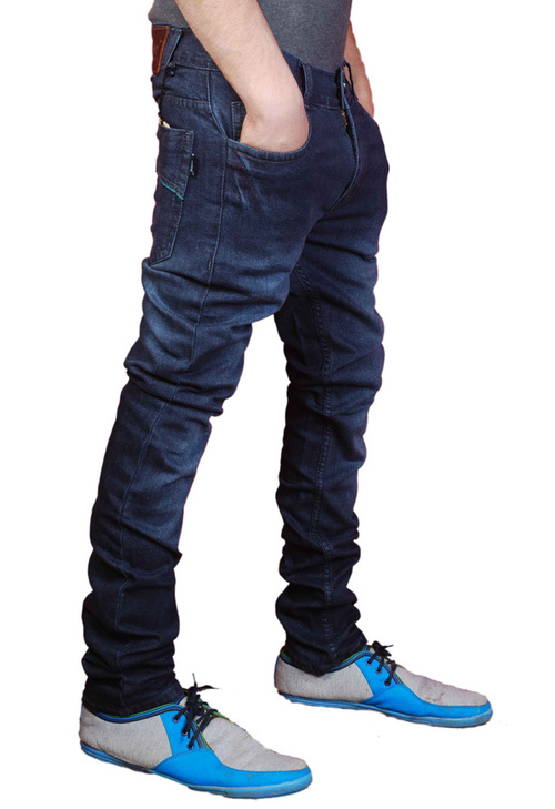 Wrinkled Jeans