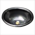 Copper Bathroom Sinks - Copper 16x14x5 Inches Matte Black, Durable Elegant Undermount Design