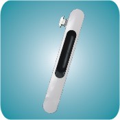 ESHS-02 (Flamingo) - Aluminum Alloy 150x30x20 mm, Anodized Silver | Easy Installation, Durable Design, Secure Push Button Locking