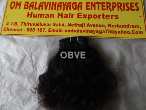 Machine Weft Curly Human Hair