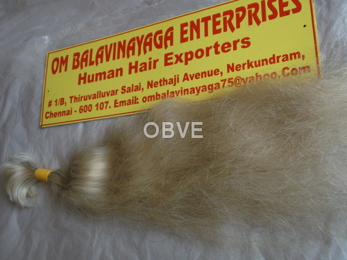 Remy Single Drawn White Human Hair