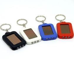 Solar key chain