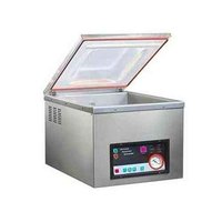 Vacuum Packing Machine - Iron Material, 320x360x250mm Dimensions, Silver Color | Semi-automatic Operation, High Efficiency, Less Power Consumption