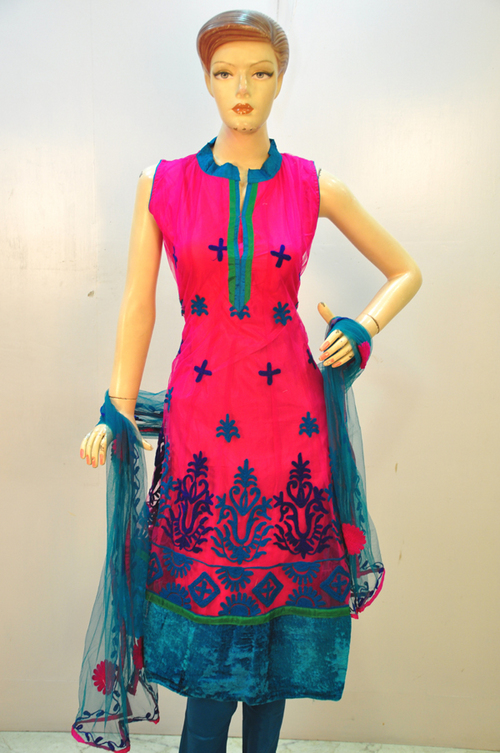 Designer Printed Anarkali Suit