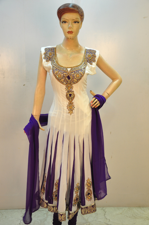 Lace Anarkali Suit