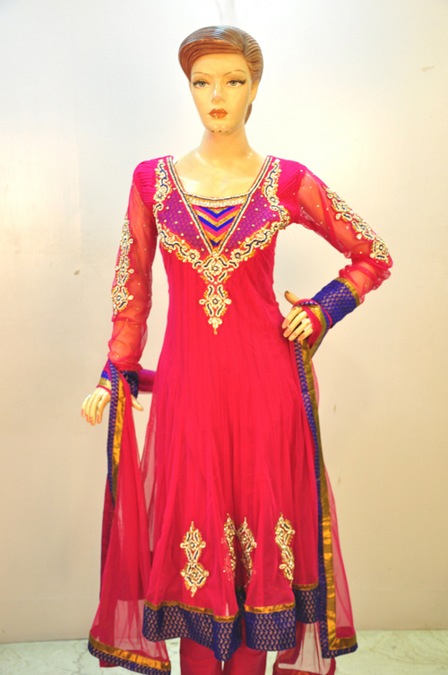 Designer Net Anarkali Suits