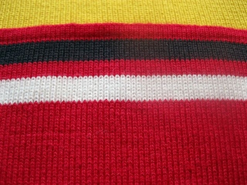 Collar Rib Fabric-Collars - Cotton Blend 50cm Width Red | Durable Stylish Comfortable Versatile Washable Soft