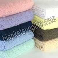 Wool Cellular Blankets