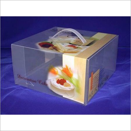 Foldable Bakery Box Transparent