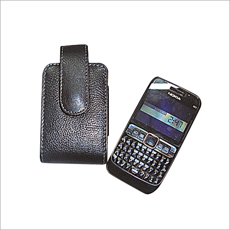 Folded Leather Mobile Cover