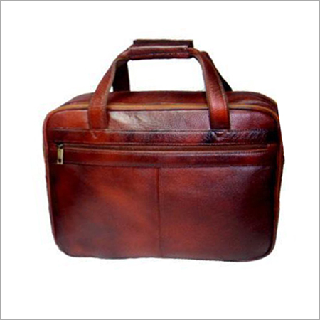 Brown Colored Laptop Bags - Genuine Leather, 15x12x5 Inches, Brown | Zipper Closure, Multiple Compartments, Laptop Protection, Carry Handle, Organized Storage