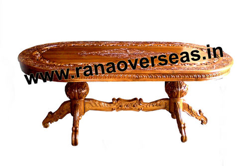 Wooden Hand Carved Centre Table.