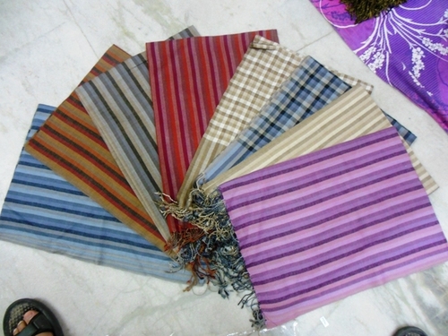 100% woollen check stripes stoles