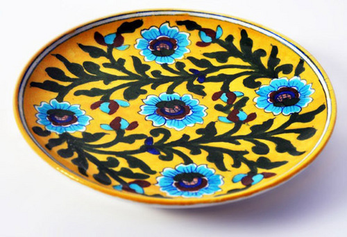Blue Pottery Plate