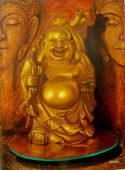 Laughing Buddha Sculptures